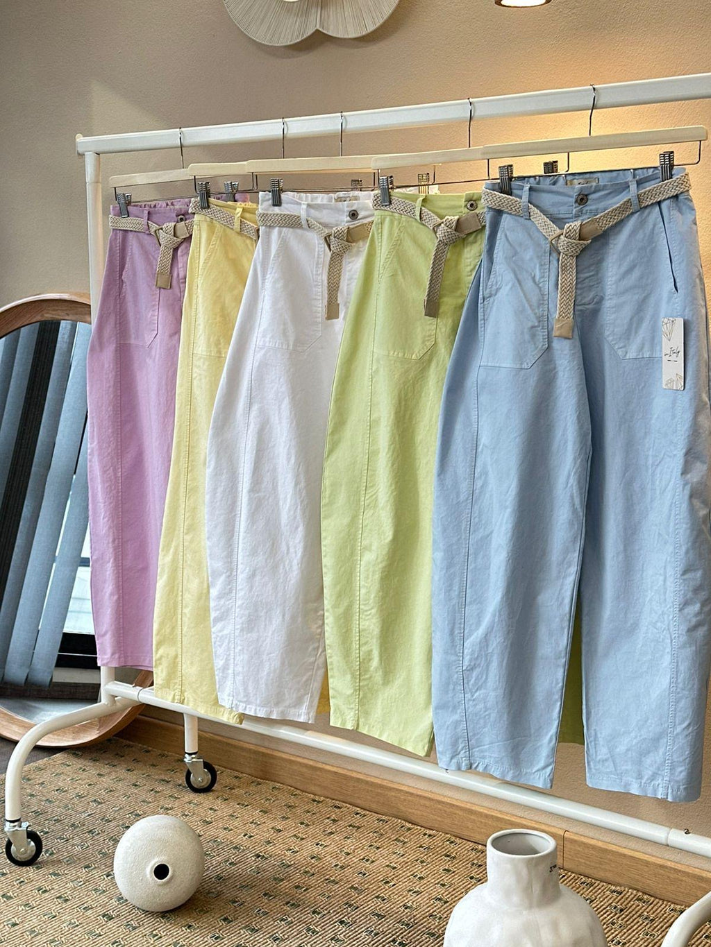Gabardine Barrel Pants - Made in Italy 🇮🇹