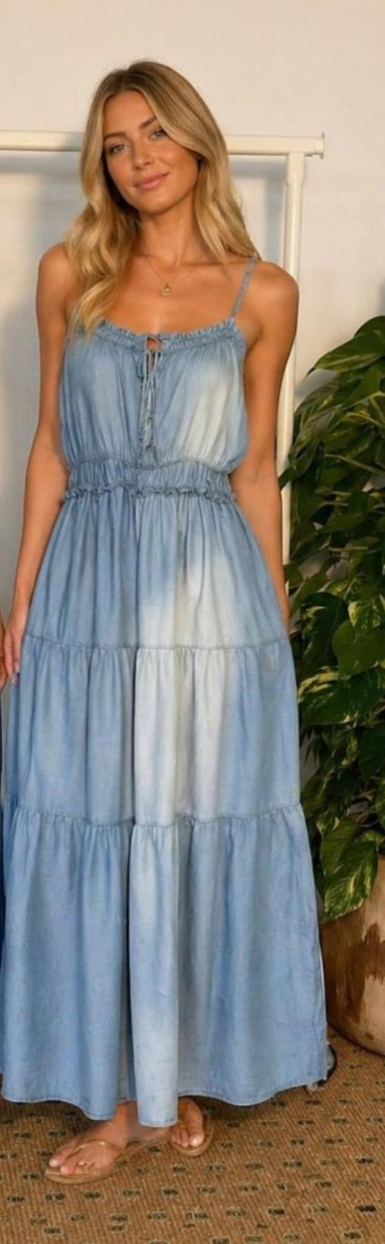 Capri Chic Denim Dress