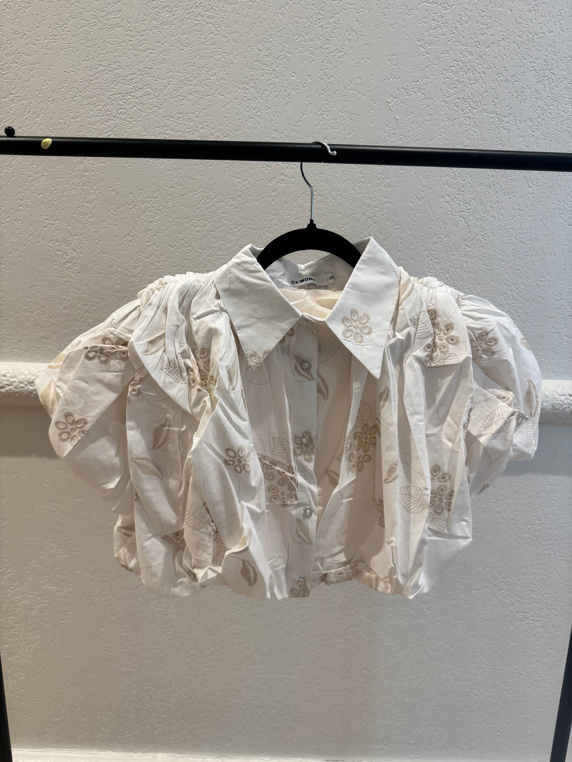 The Puff Crop Blouse