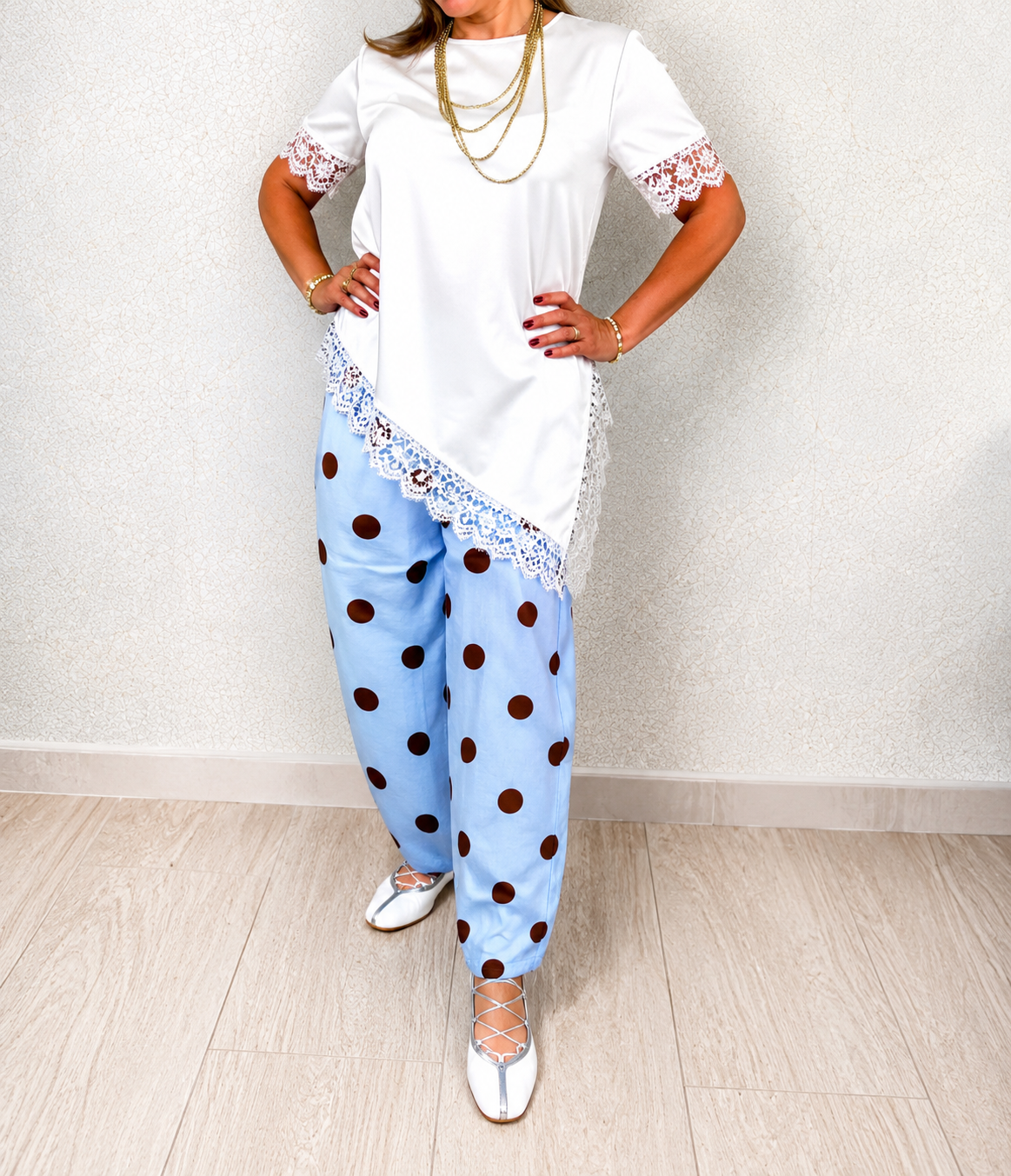 Bellagio Dot Pant - Marca Italiana 🇮🇹