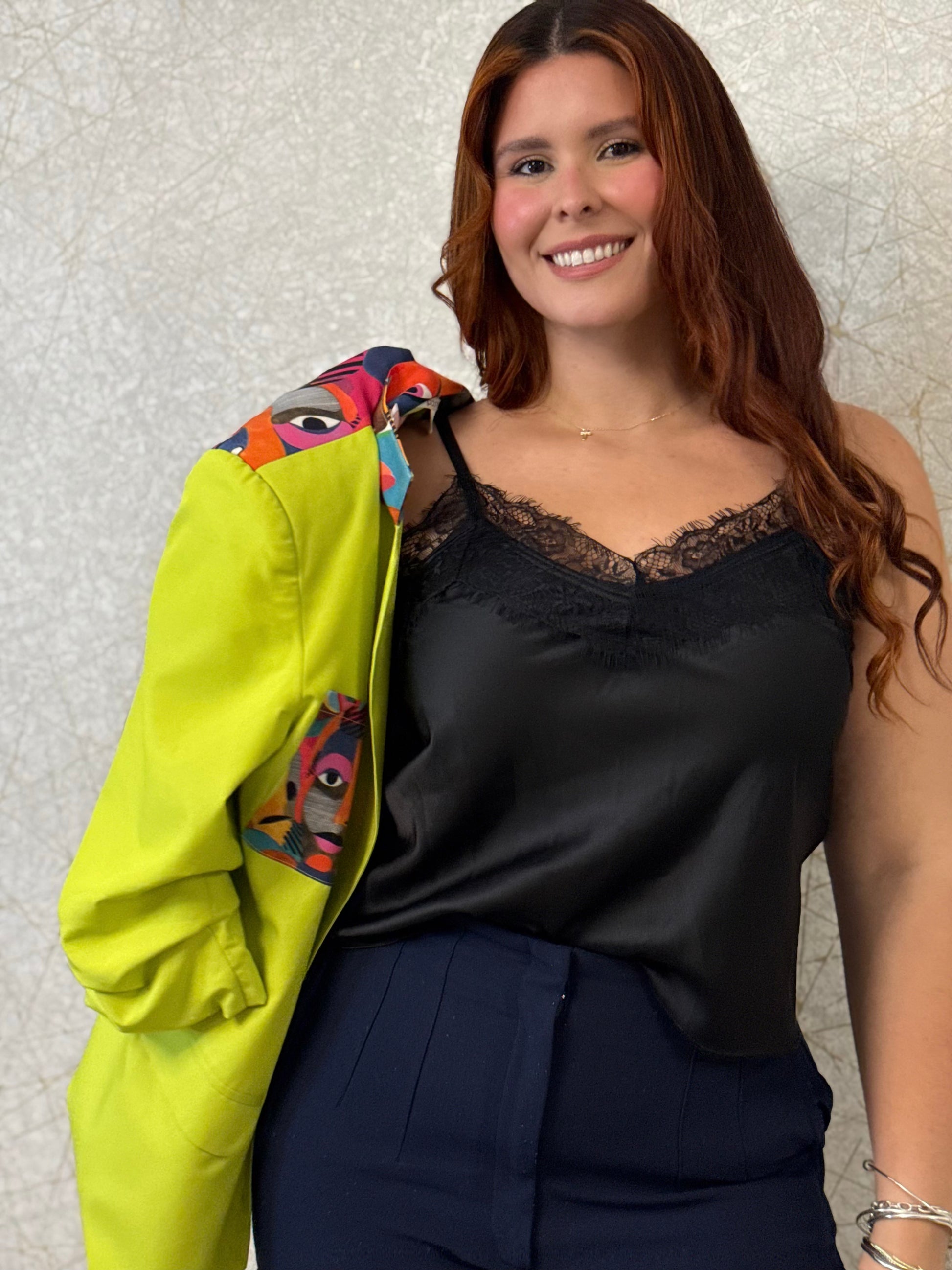 Lace Satin Top – Made in Italy 🇮🇹