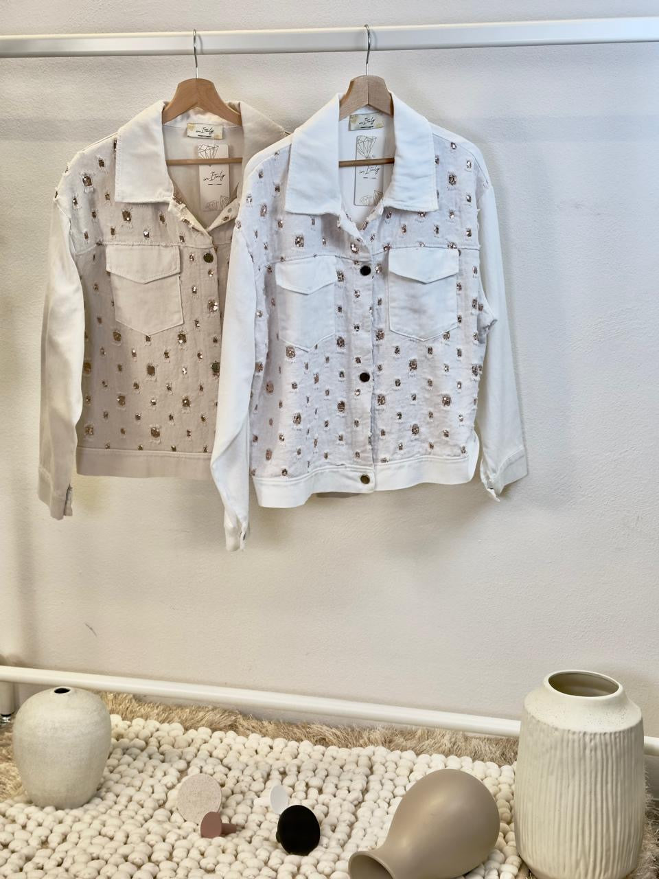 Sparkle Denim Jacket