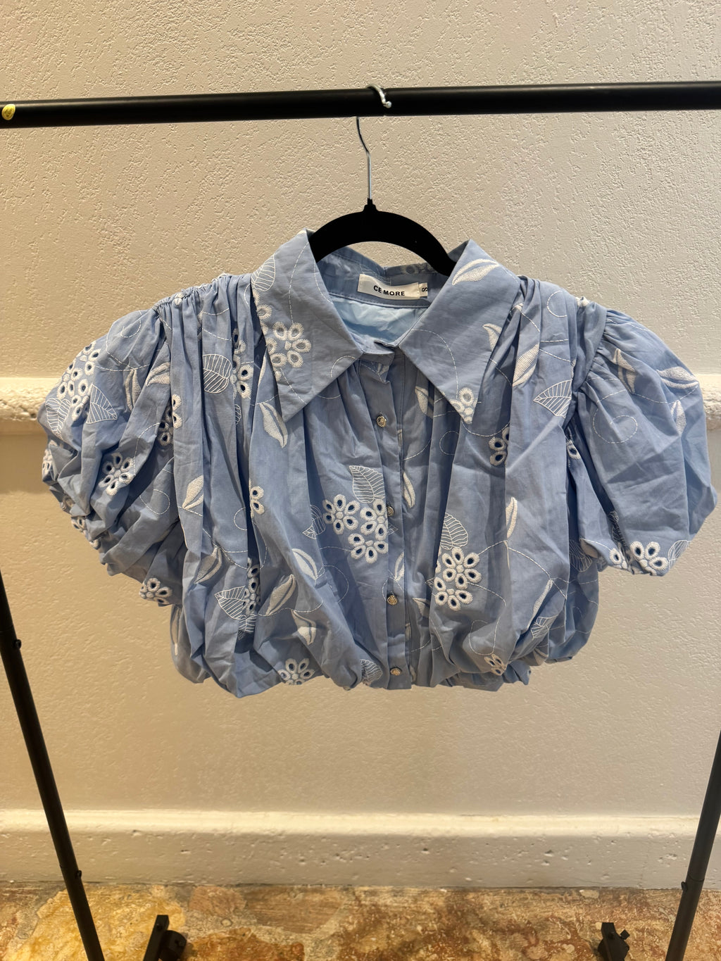 The Puff Crop Blouse