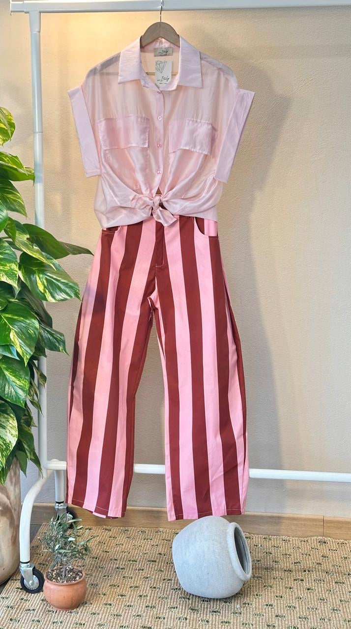 Milano Striped Pants – Made in Italy 🇮🇹 One size