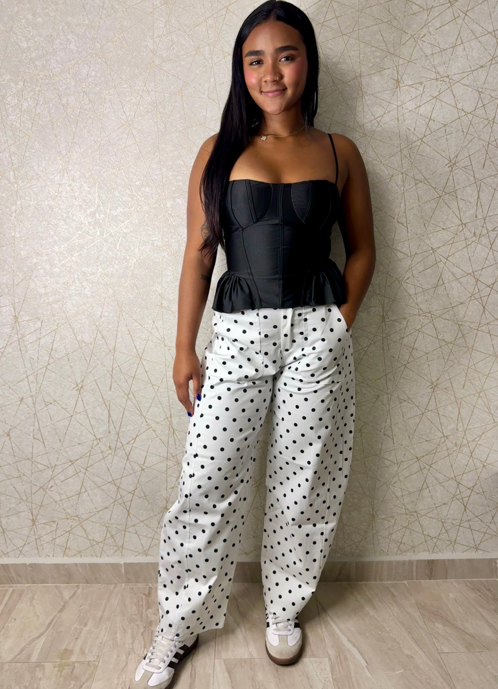 Satin Peplum Top - Made in Italy 🇮🇹