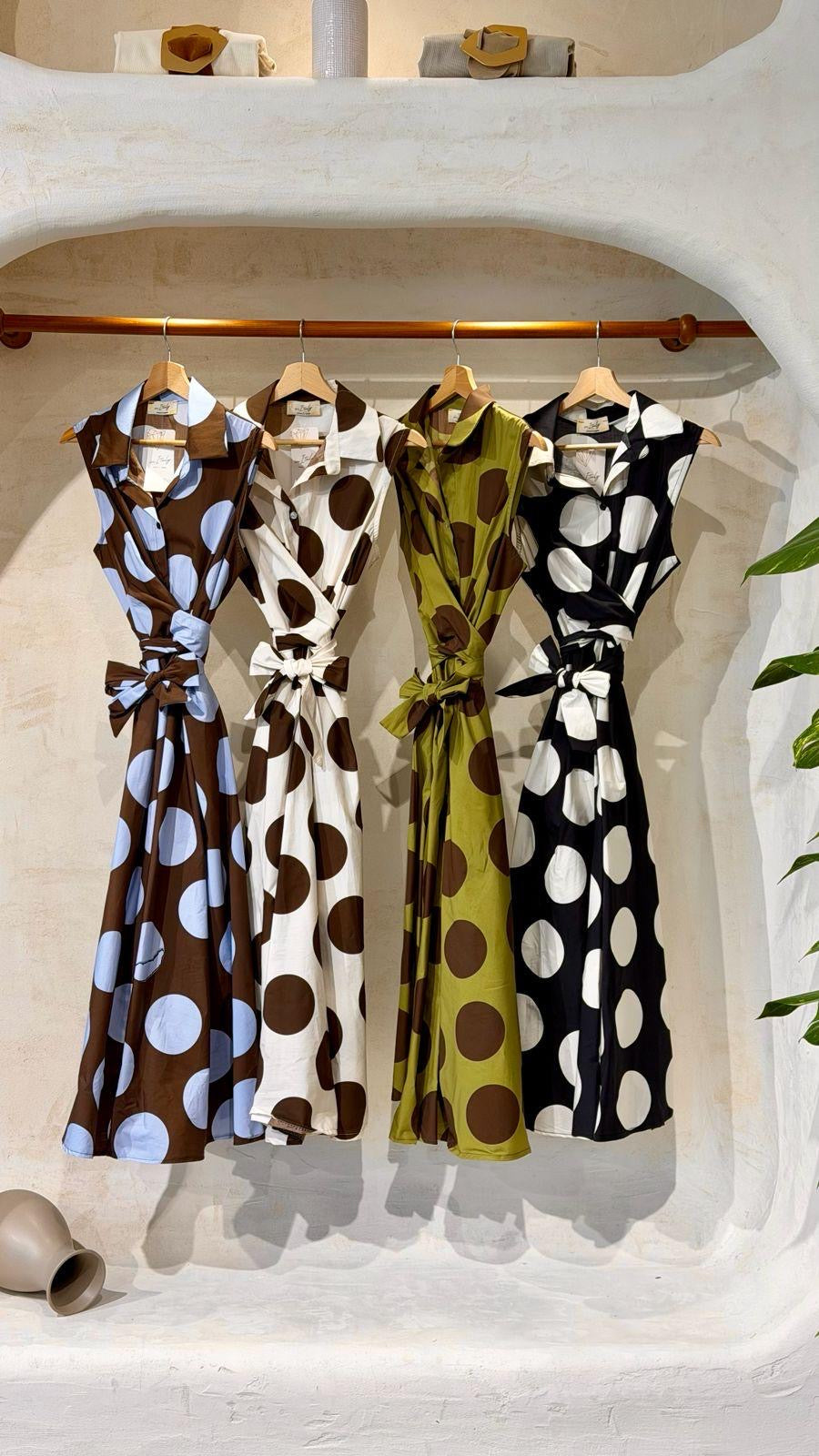 Polka Eleganza Dress - Marca Italina 🇮🇹
