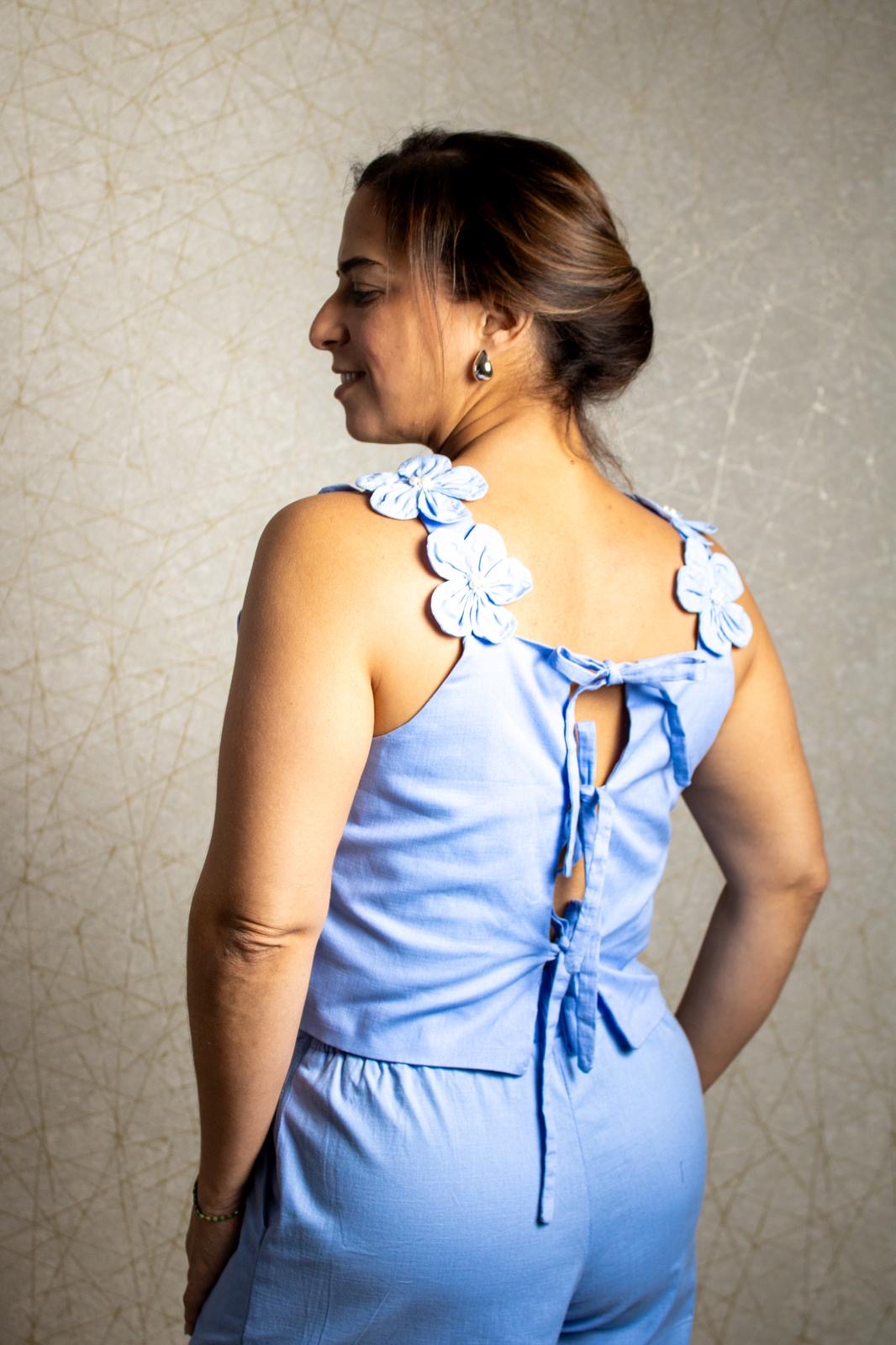 Conjunto AIRE AZUL — Colección Liliana Esquivia ✨