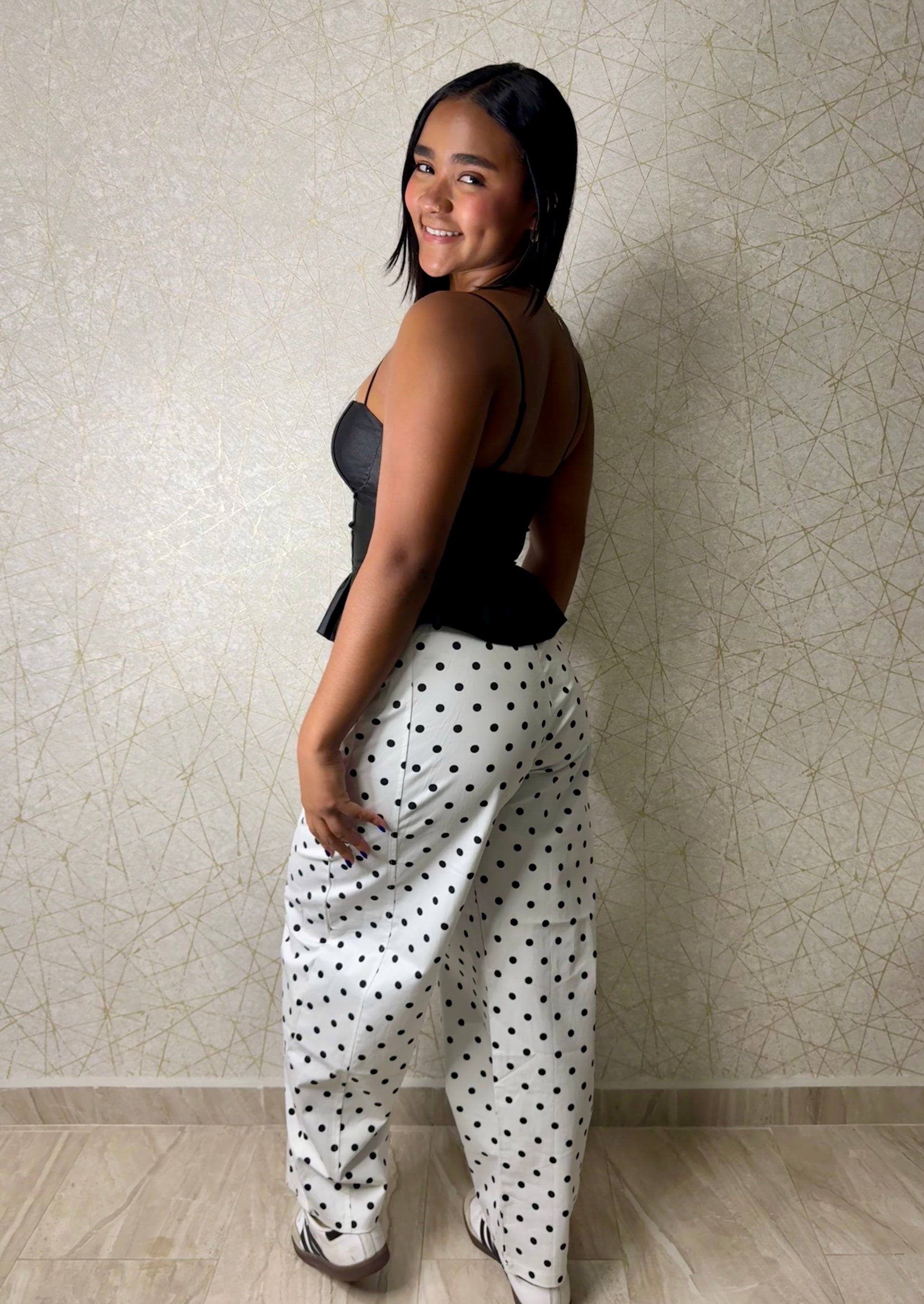 Satin Peplum Top - Made in Italy 🇮🇹