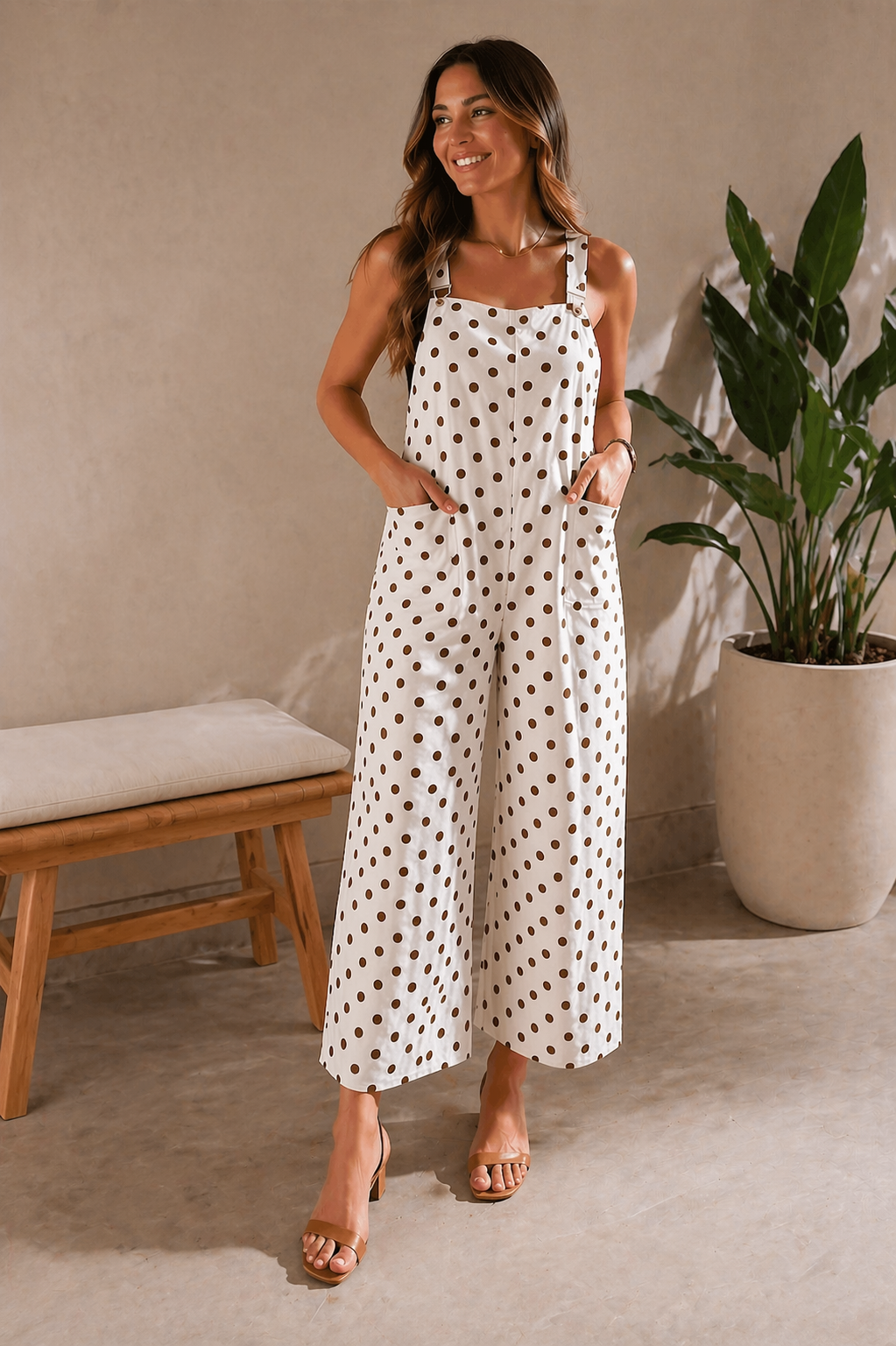 Polka Dot Jumpsuit – Made in Italy 🇮🇹