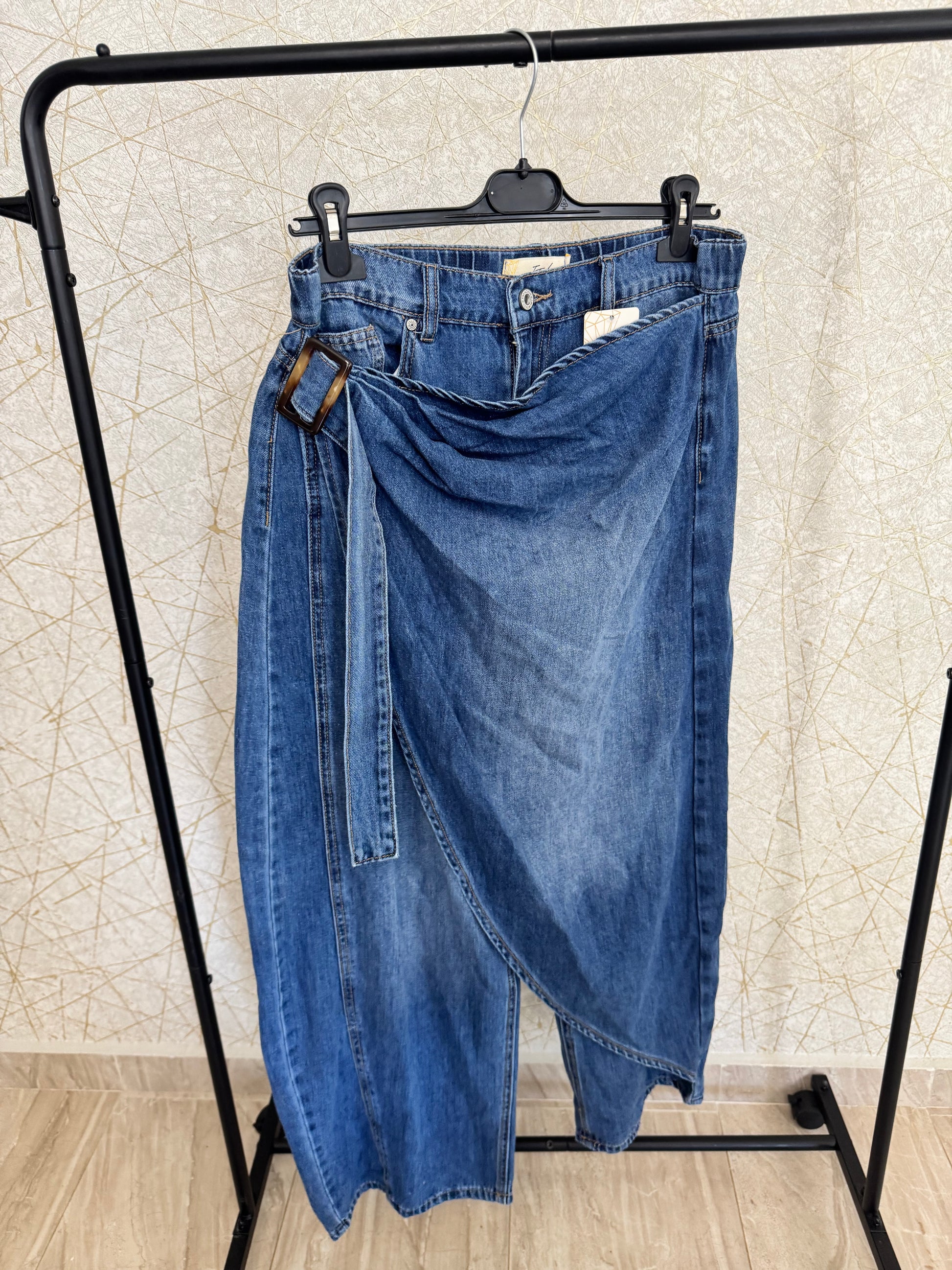 Fiorella Draped Jeans - Marca Italiana 🇮🇹
