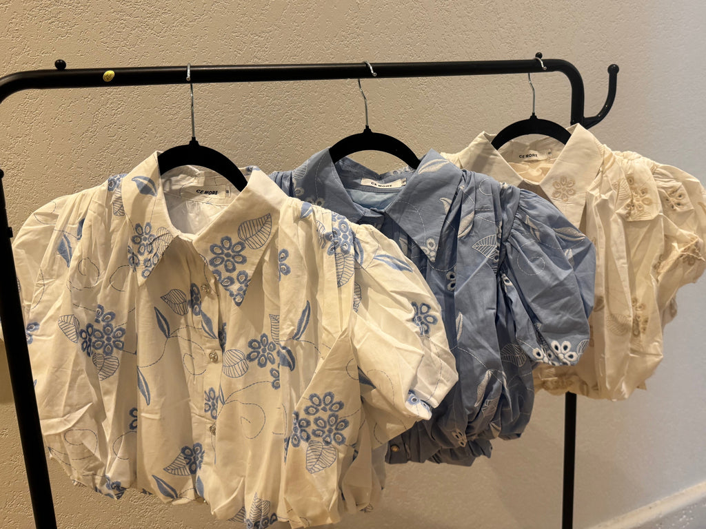 The Puff Crop Blouse