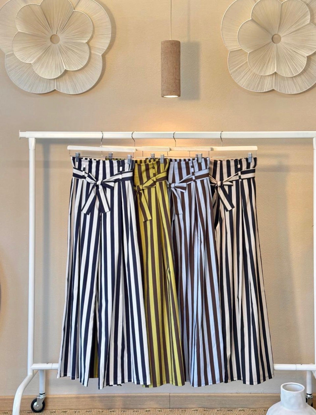 Belted Striped Pants – Made in Italy 🇮🇹