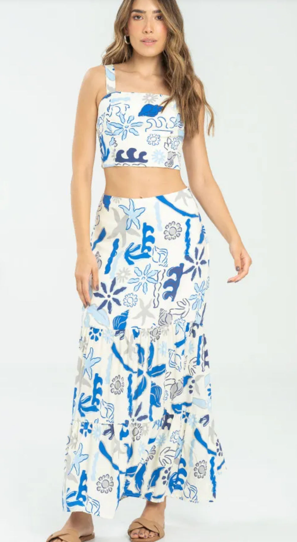 Ocean Muse Maxi Skirt
