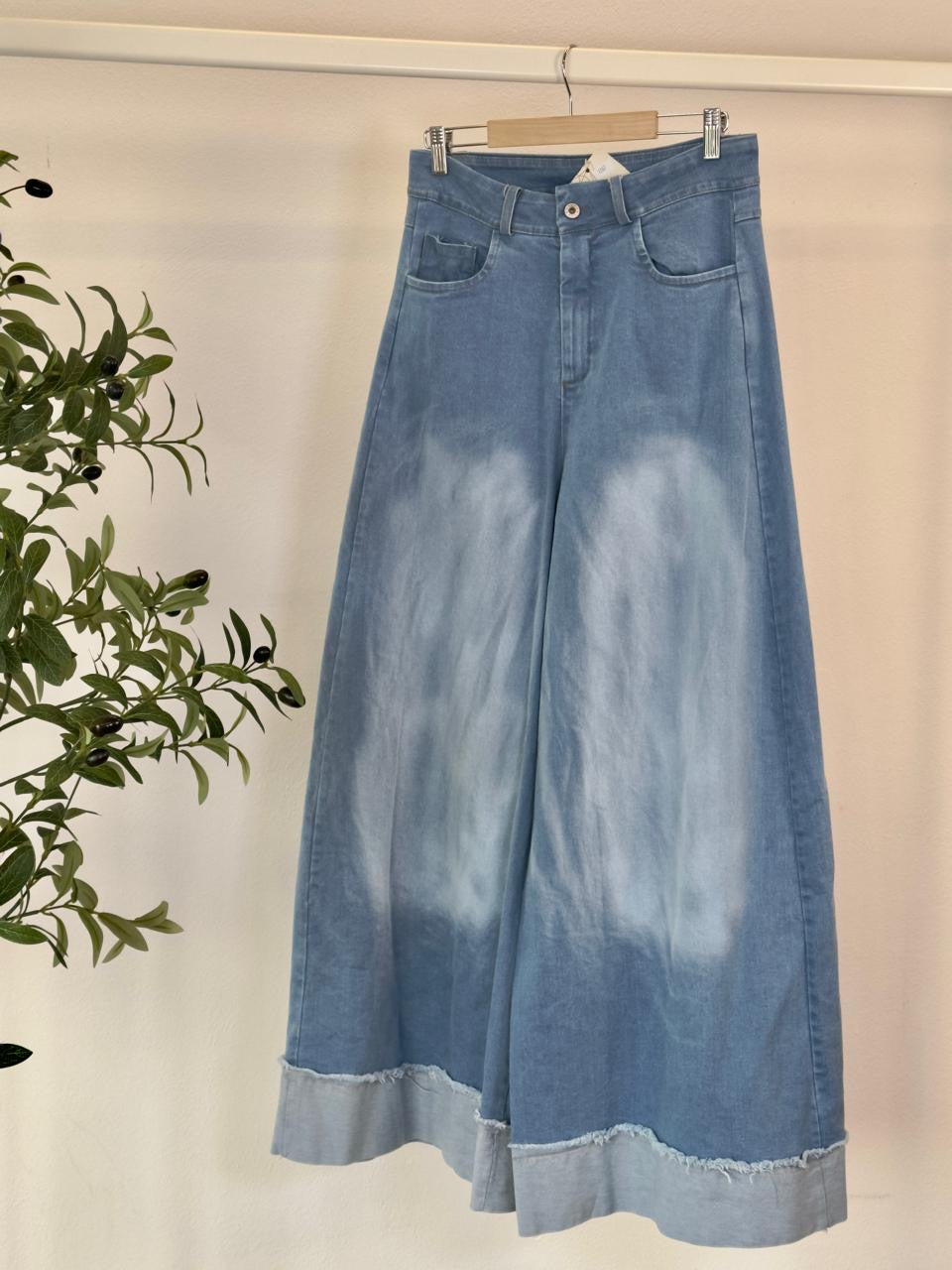 Blue Denim Palazzo Luxe - 🇮🇹