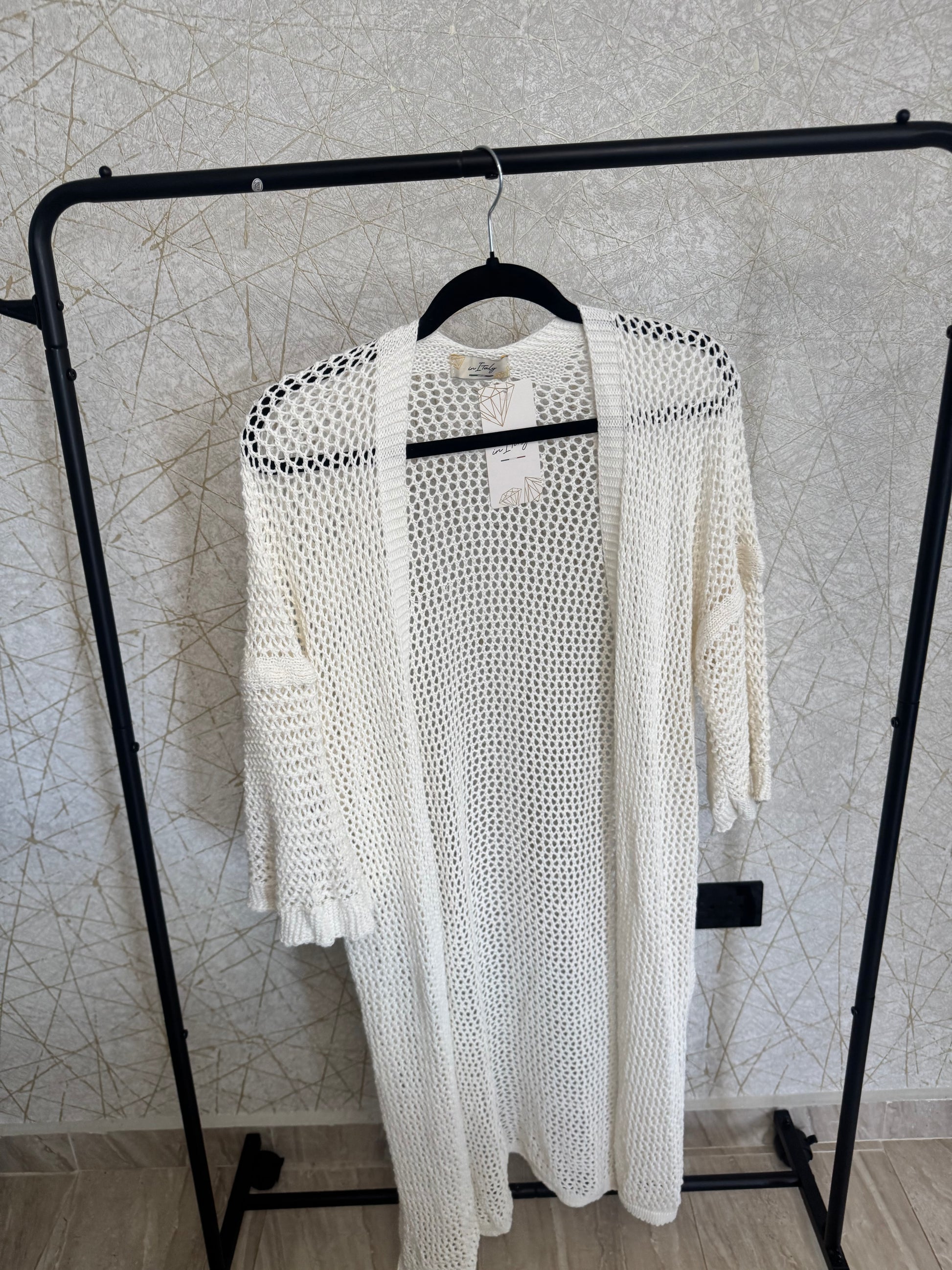 Milano Mesh Cardigan – Made in Italy 🇮🇹