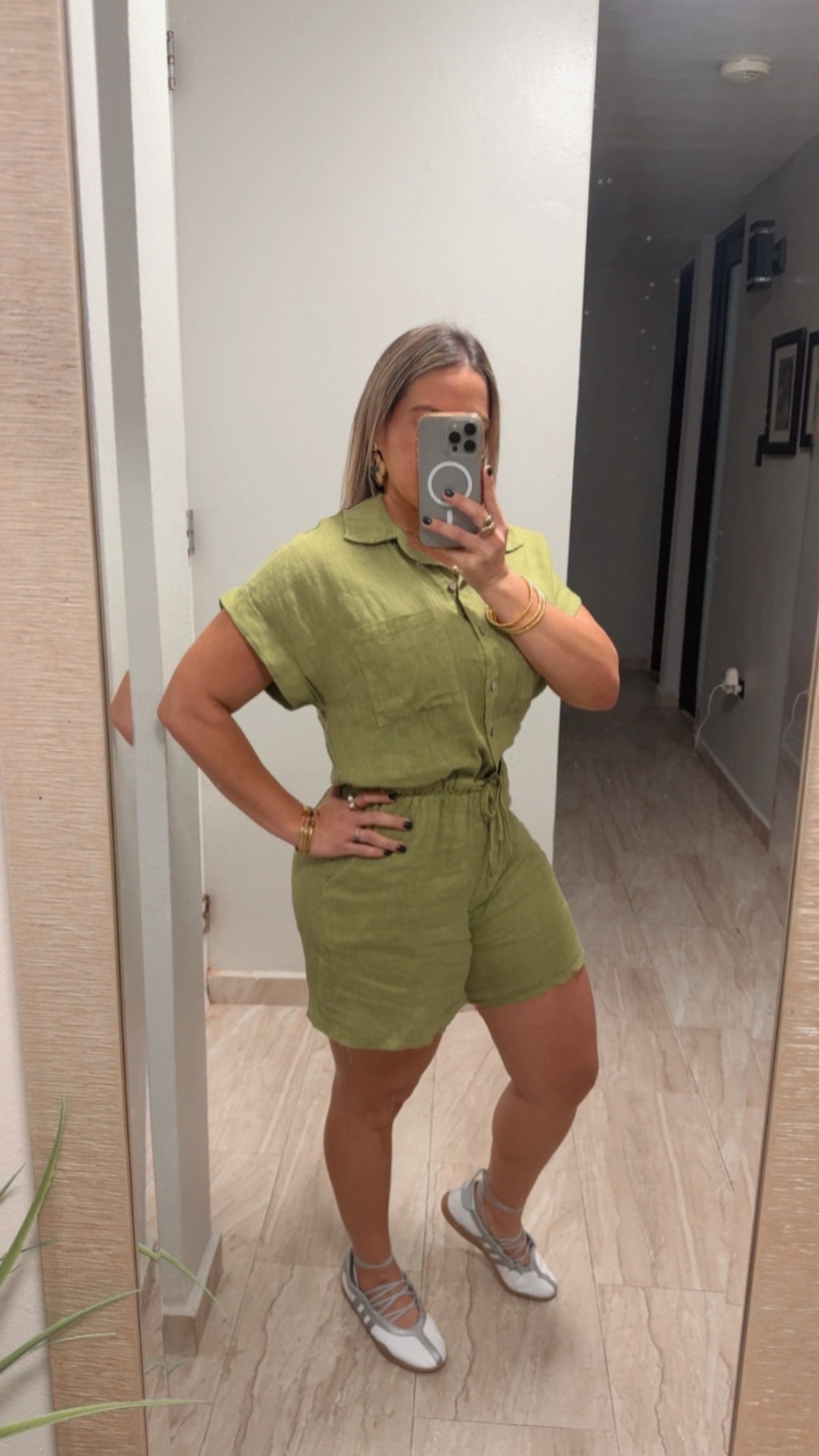 Portofino Linen Romper – Made in Italy 🇮🇹