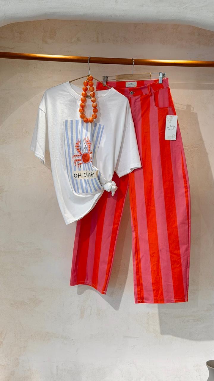 Milano Striped Pants – Made in Italy 🇮🇹 One size