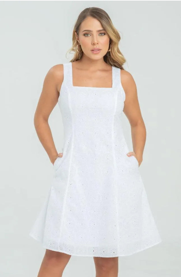 THYALU White Dress