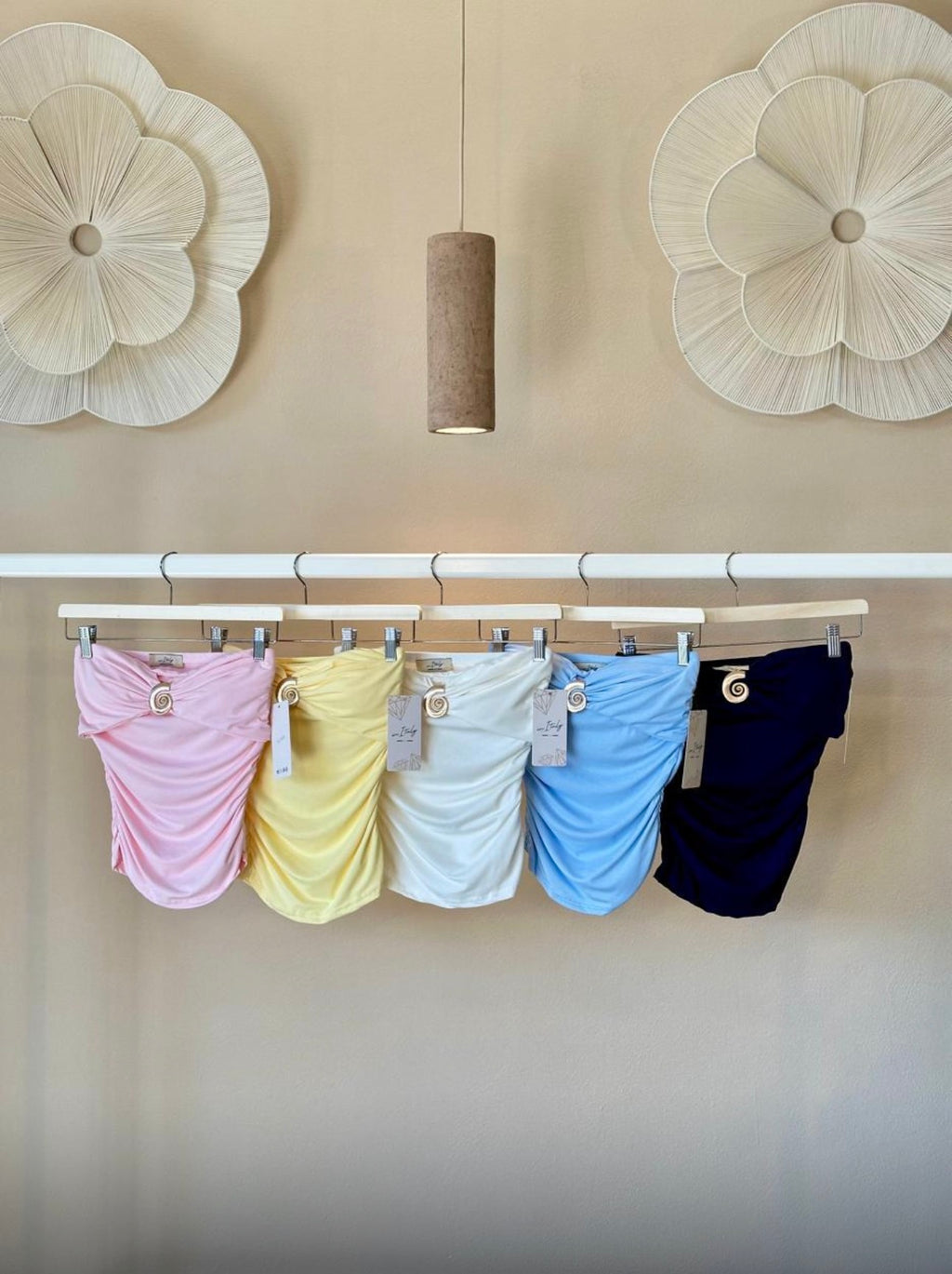 Strapless Shell Top