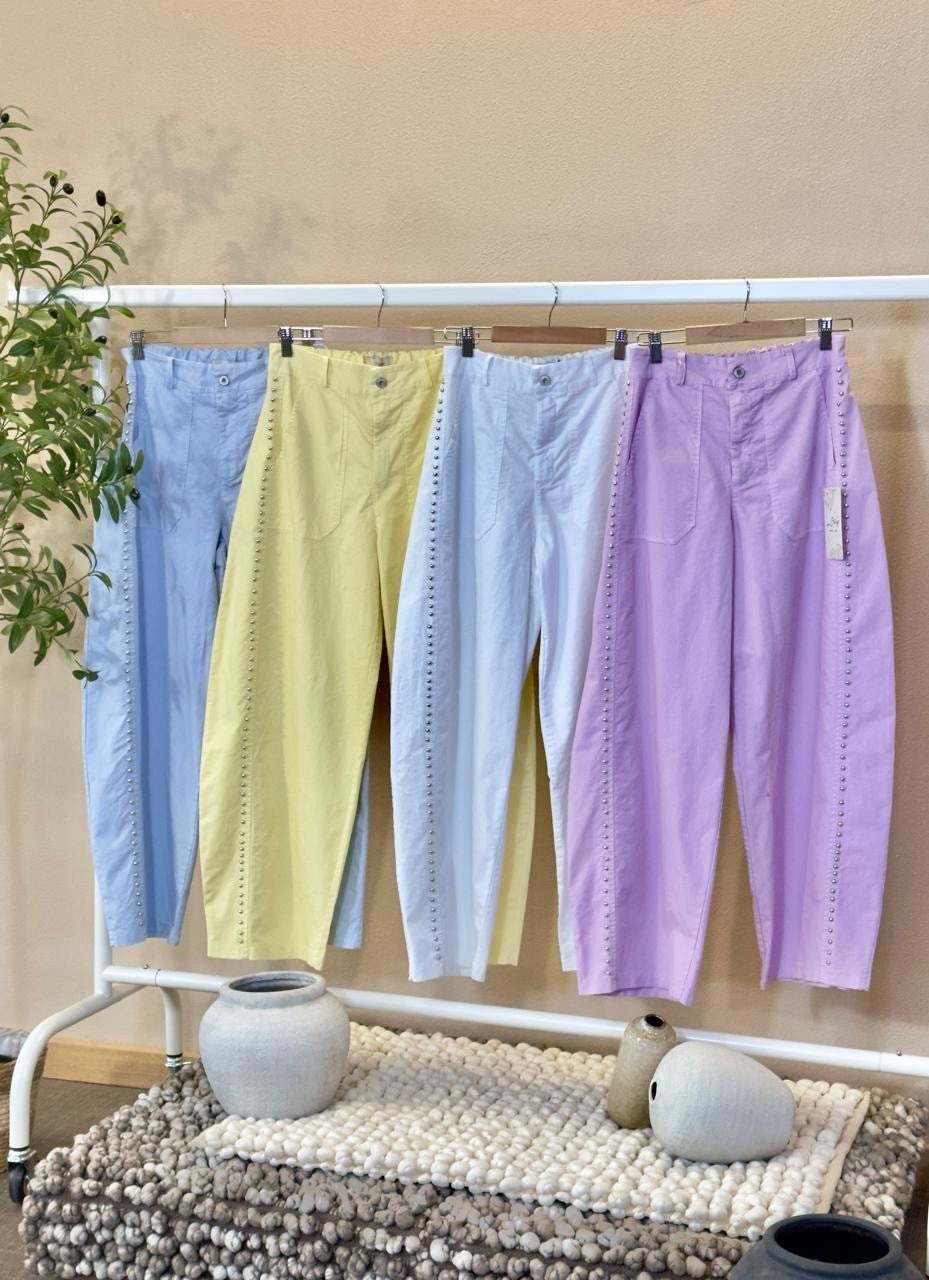 Barrel Pants with Studs