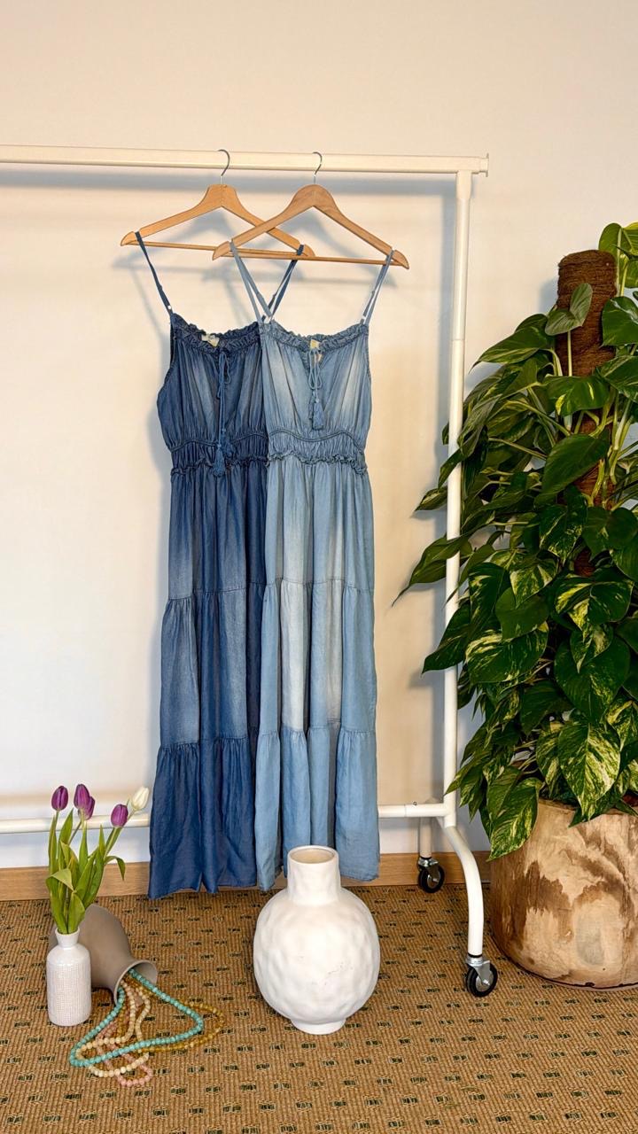 Capri Chic Denim Dress
