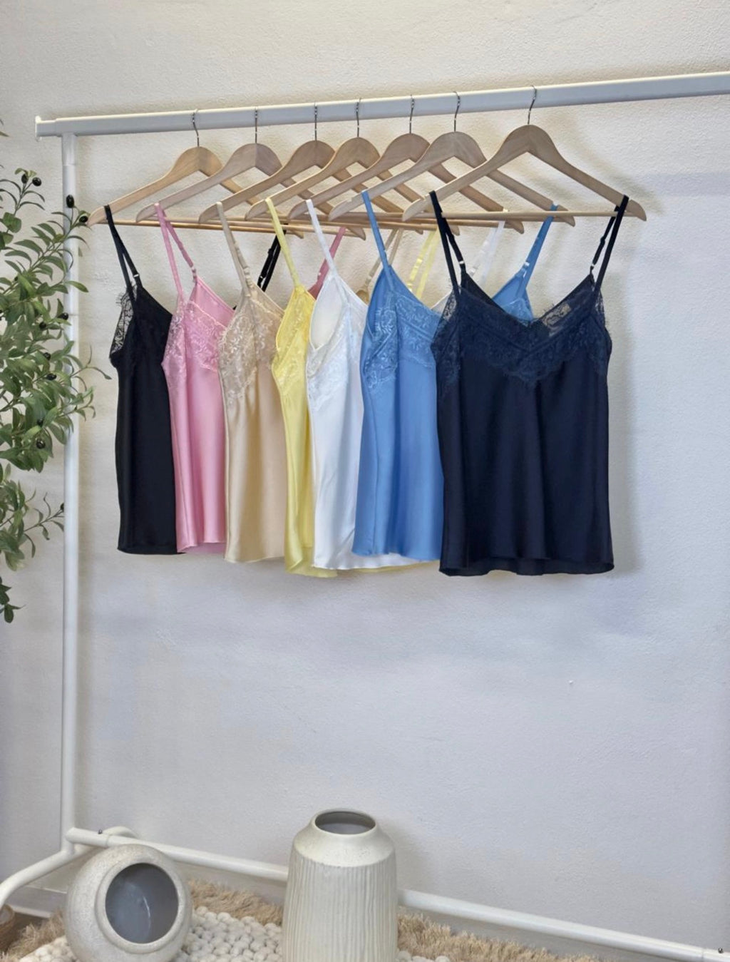 Lace Satin Top – Made in Italy 🇮🇹