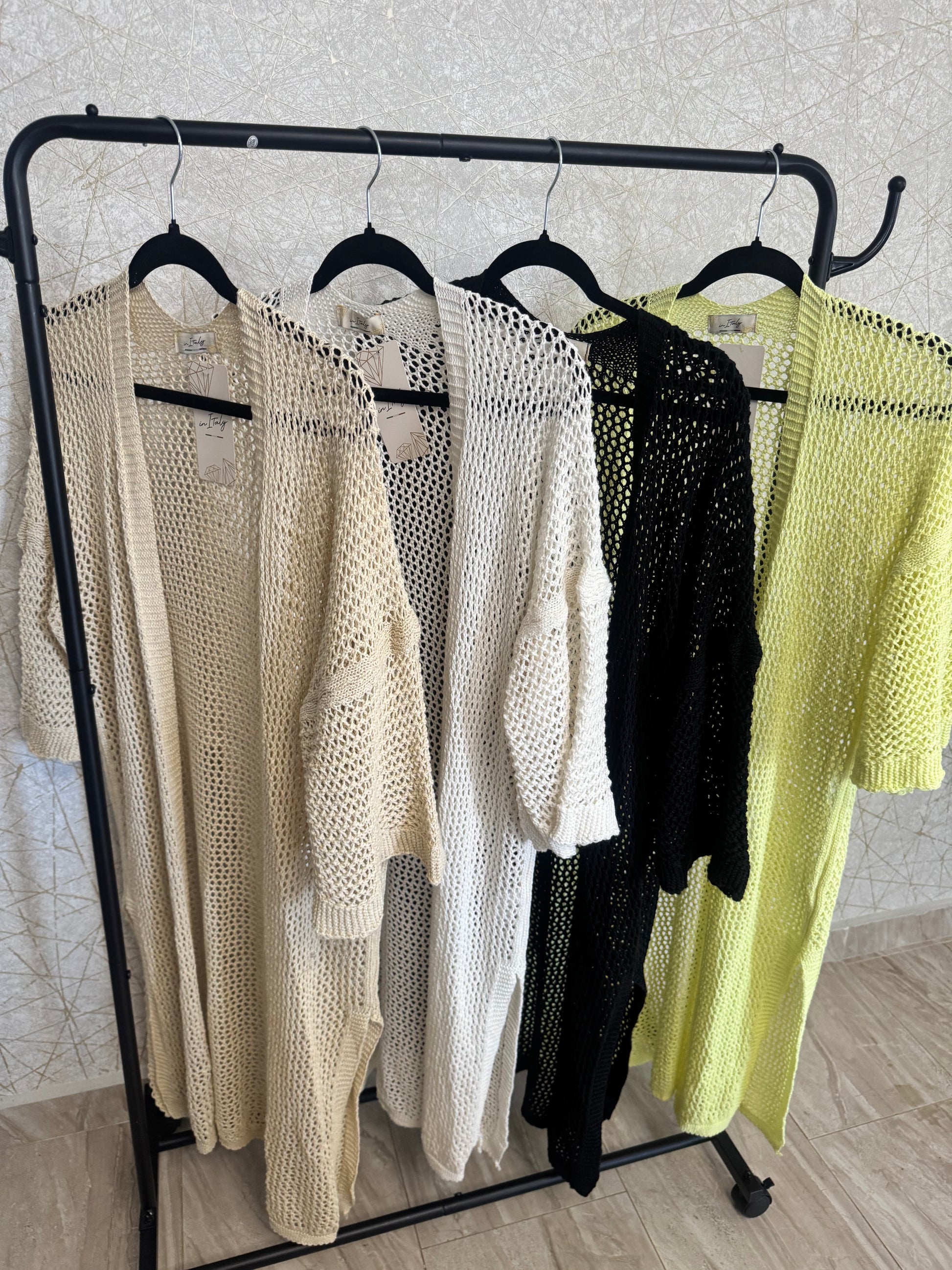 Milano Mesh Cardigan – Made in Italy 🇮🇹