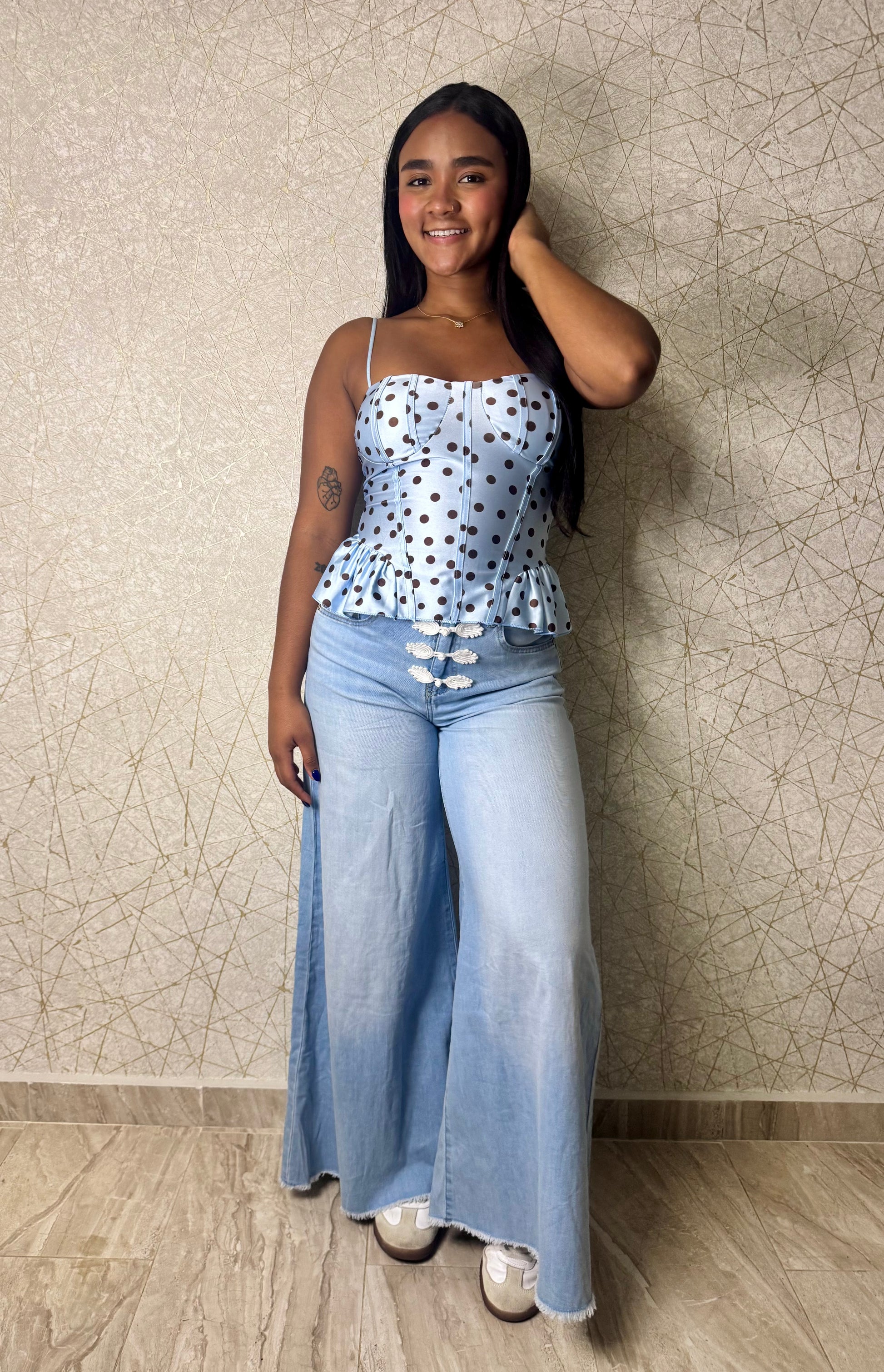 Polka Dots Peplum