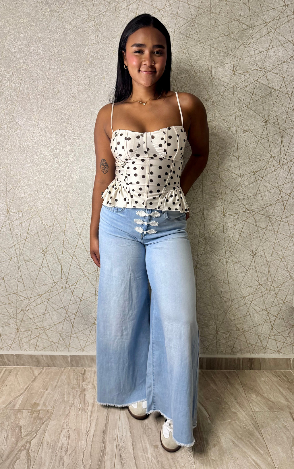 Polka Dots Peplum
