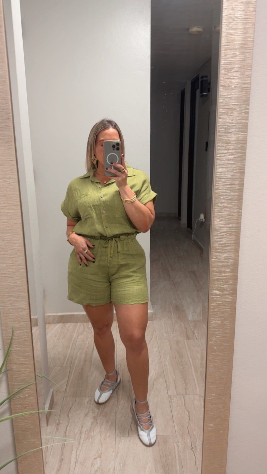 Portofino Linen Romper – Made in Italy 🇮🇹
