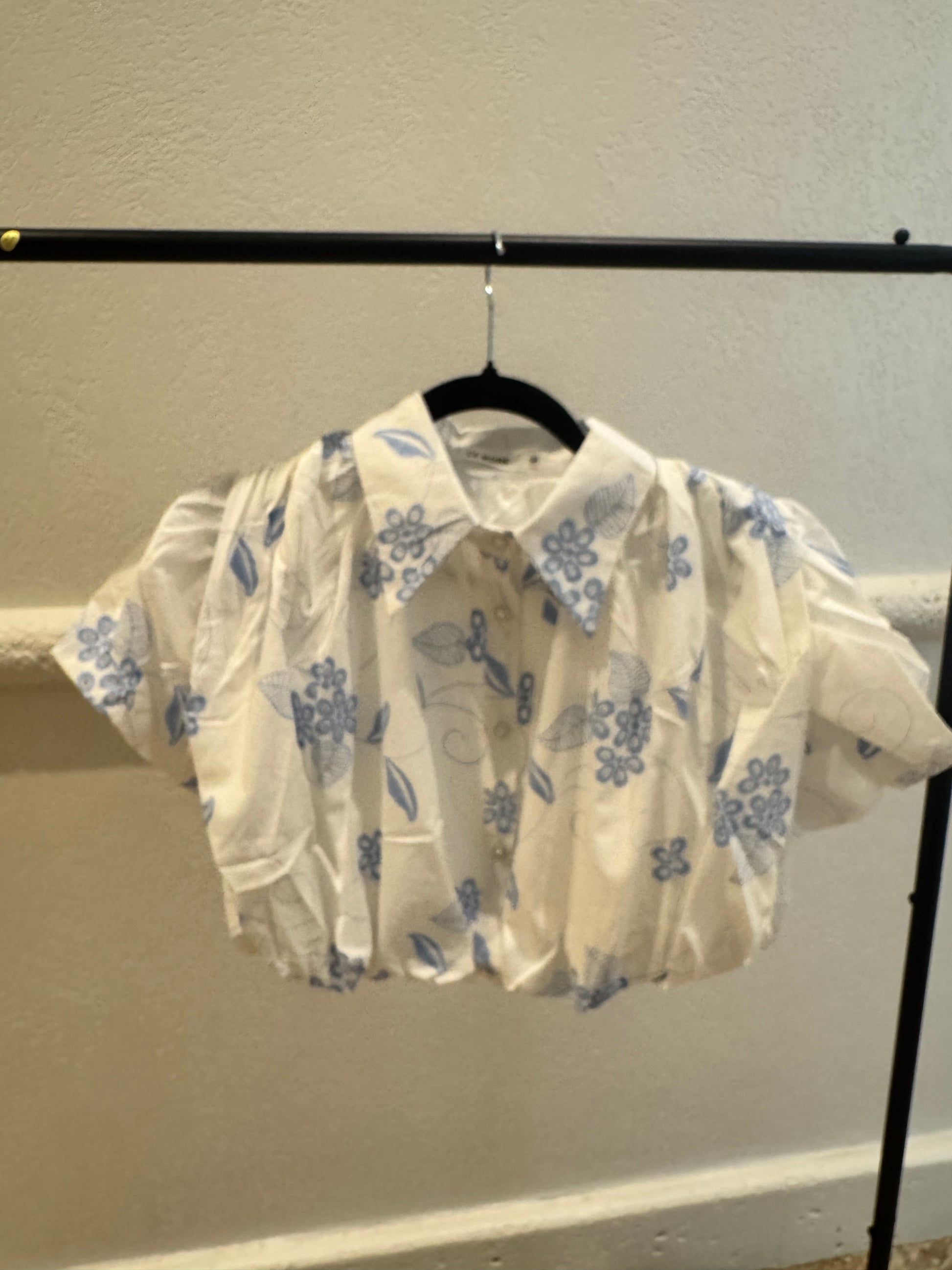 The Puff Crop Blouse