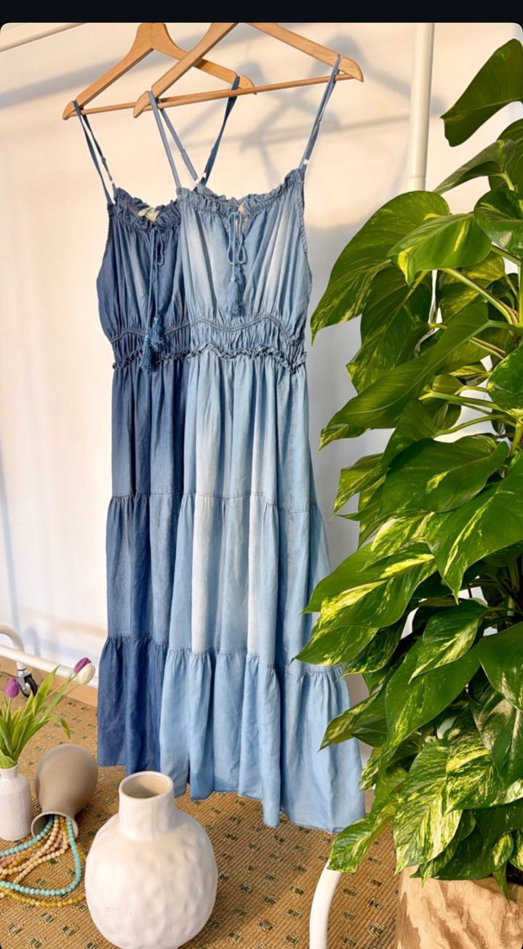 Capri Chic Denim Dress