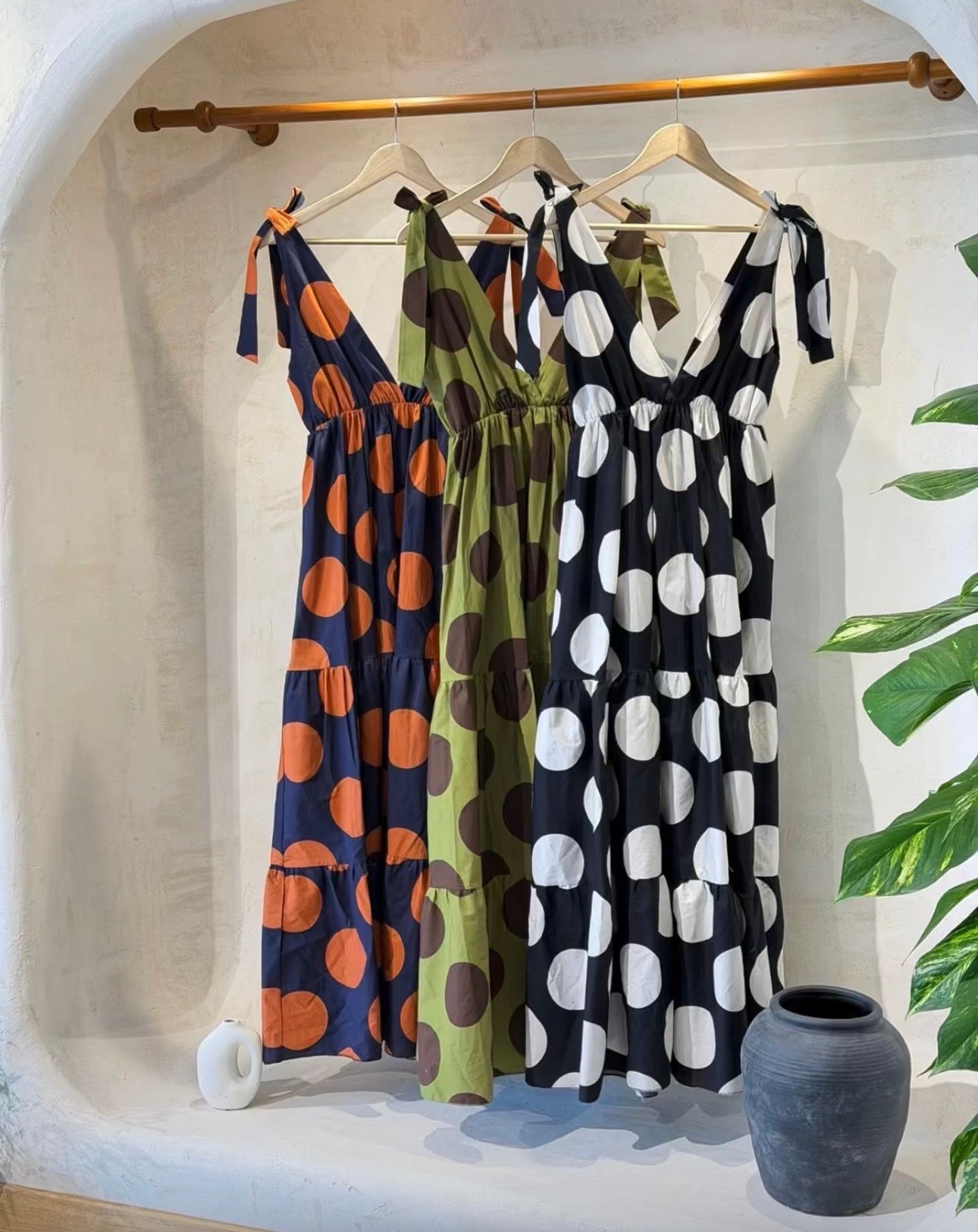 Polka Belle Maxi Dress – Made in Italy 🇮🇹