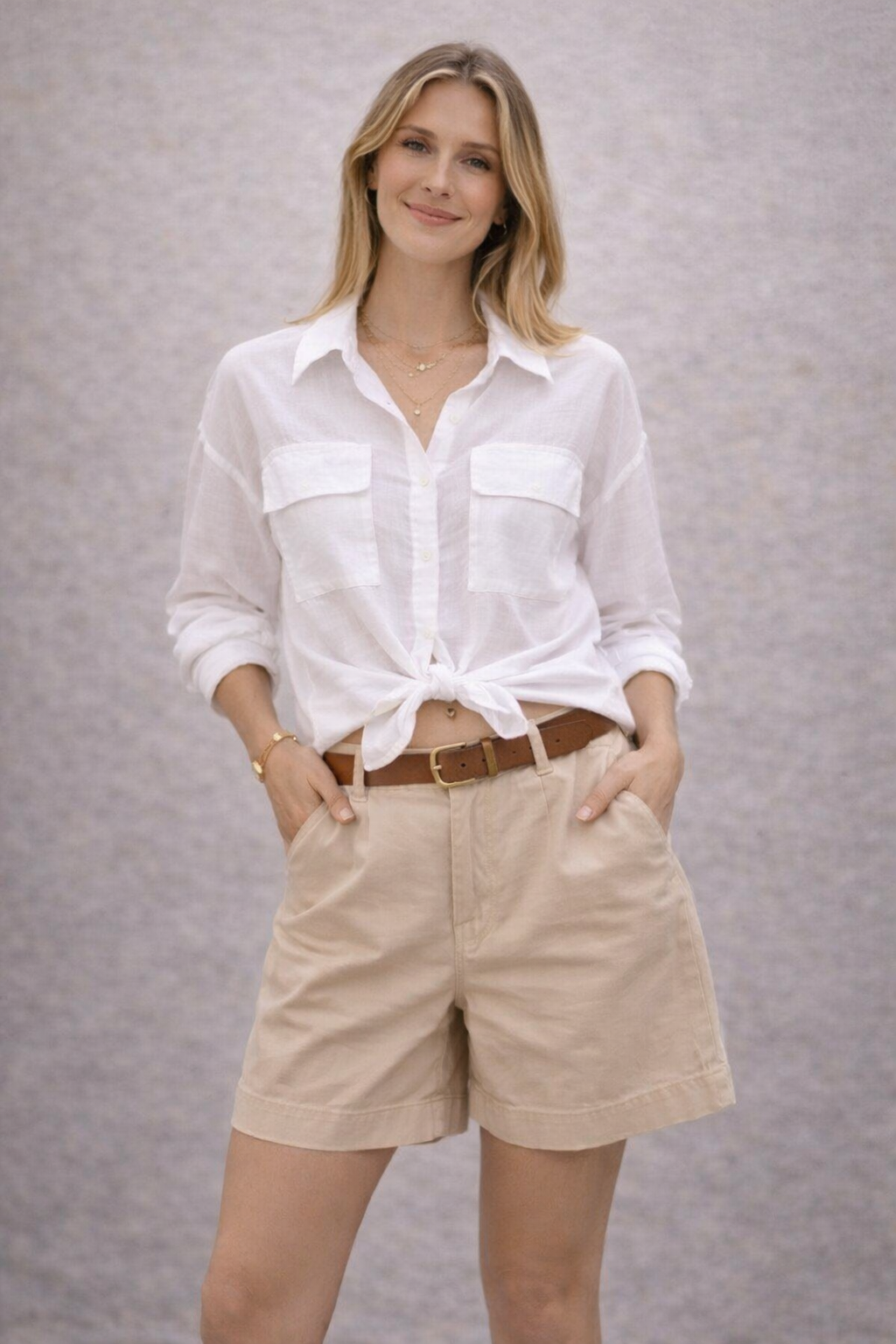 LUMINA Linen Long Sleeve Shirt – Marca Italiana 🇮🇹 | One Size